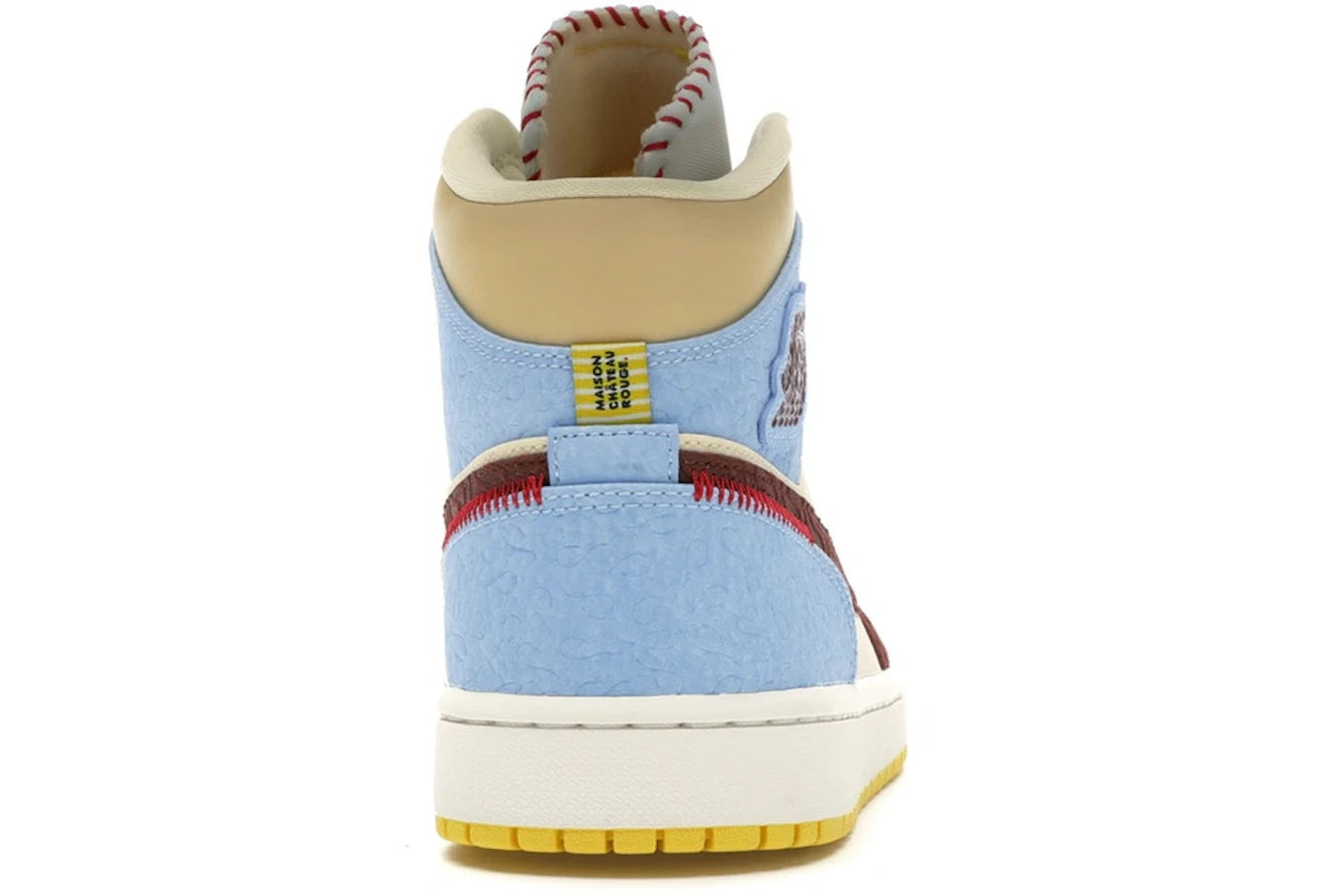 Air Jordan 1 Mid SE Fearless Maison Chateau Rouge