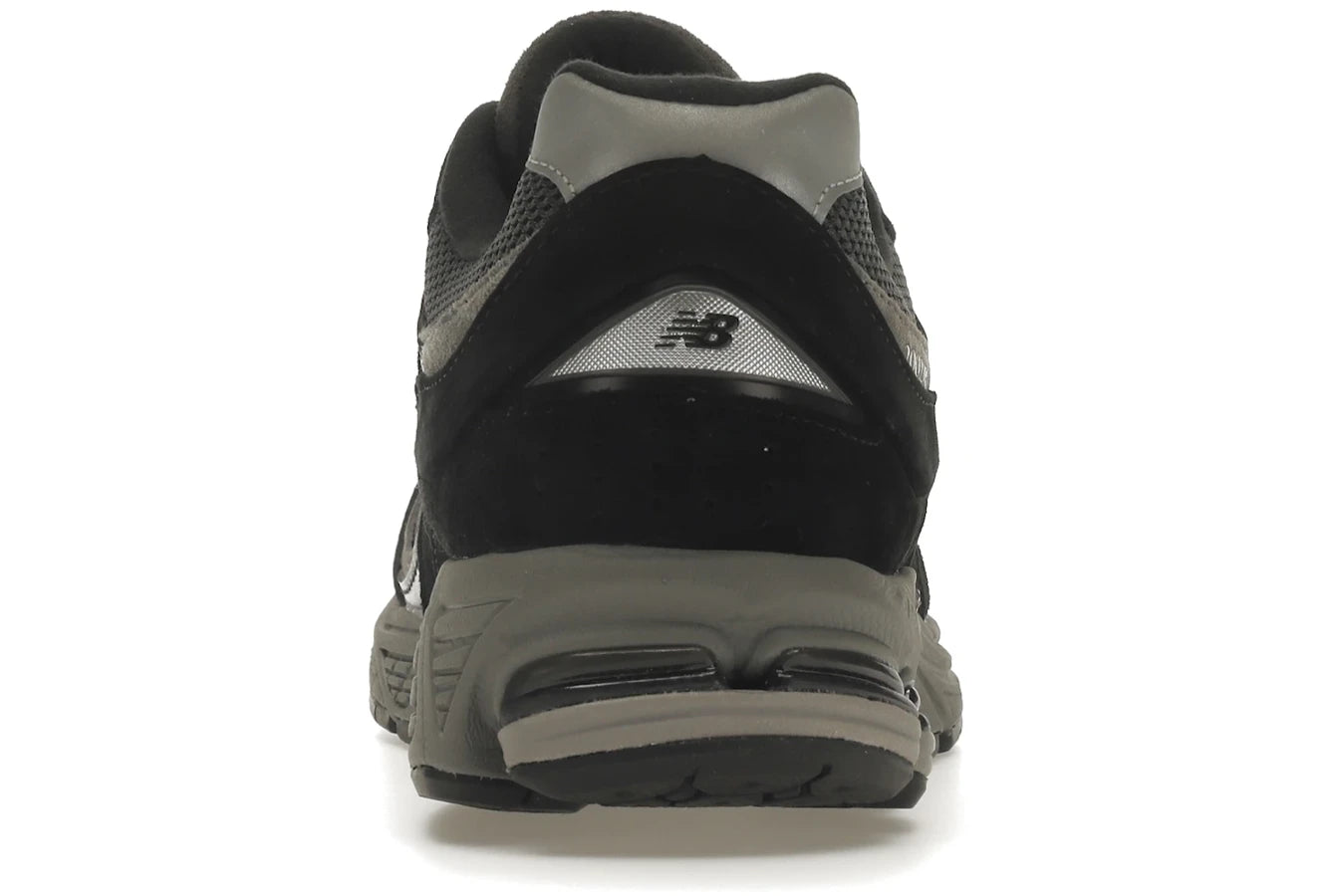 New Balance 2002R Black Dark Grey White