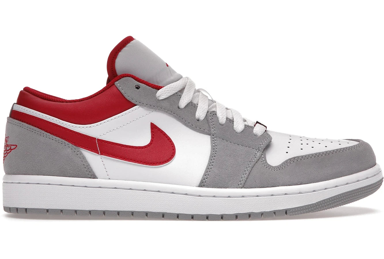 Air Jordan 1 Low SE Light Smoke Gray Gym Red