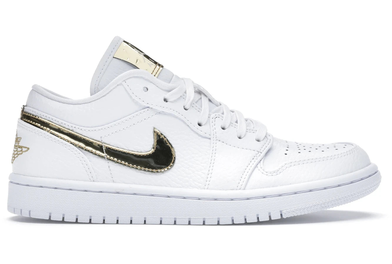 Air jordan 1 low metallic gold on sale