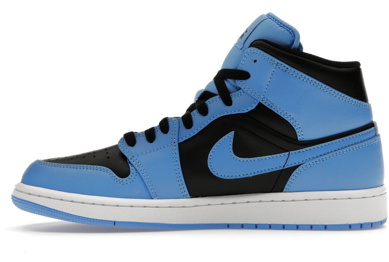 Air Jordan 1 Mid University Blue Black