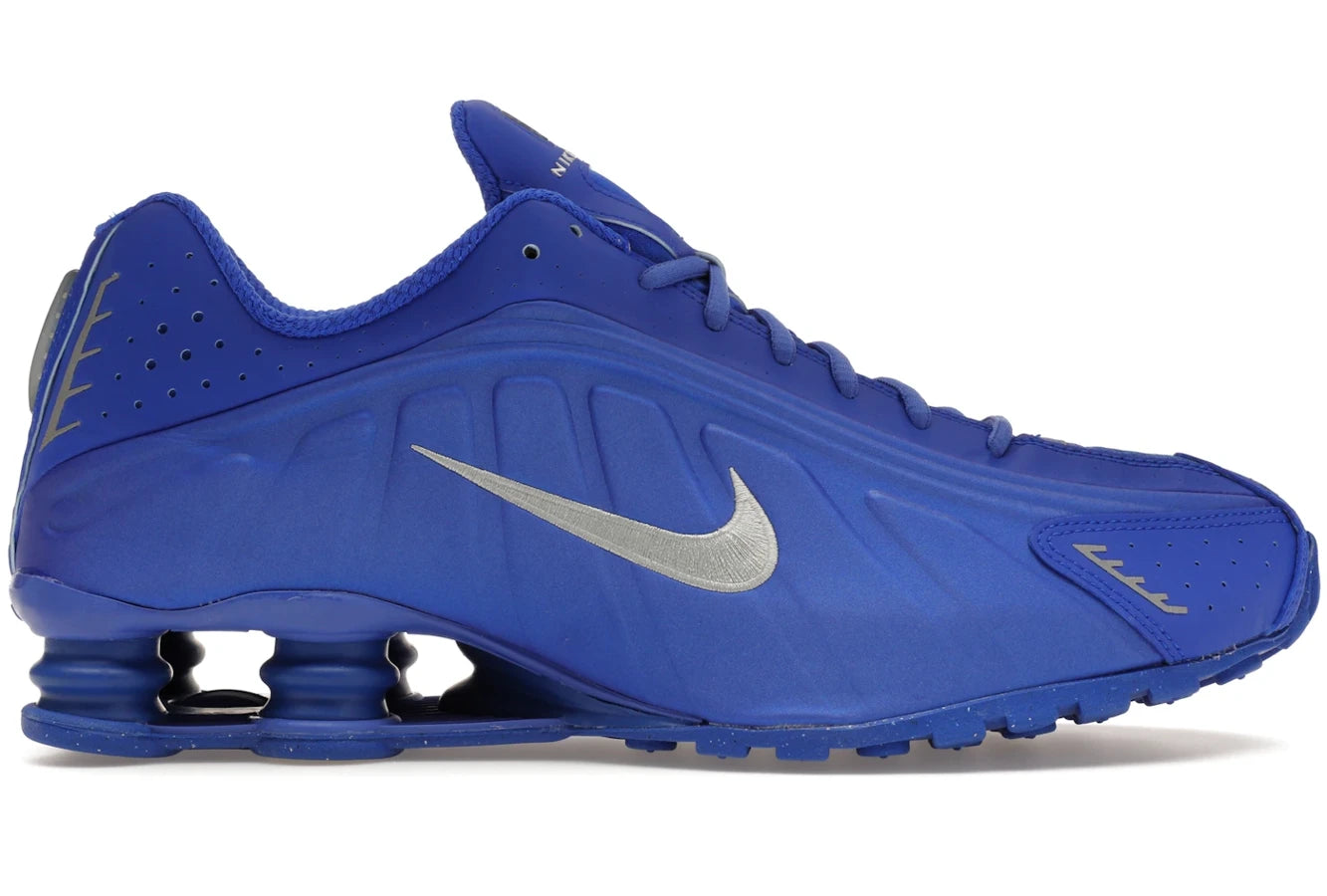 Nike Shox R4 Racer Blue Metallic Silver
