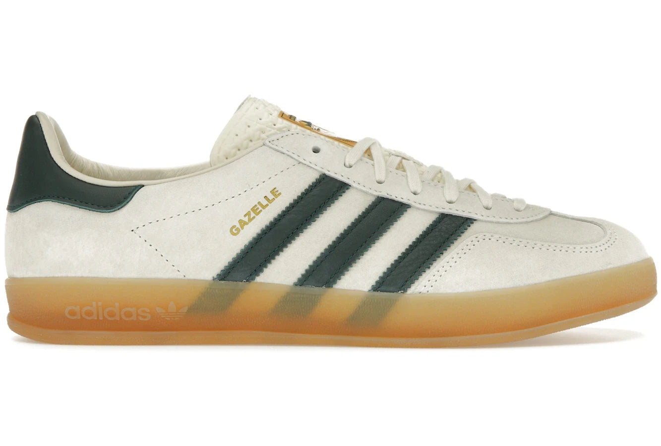 Adidas Gazelle Indoor Cream White Collegiate Green Gum