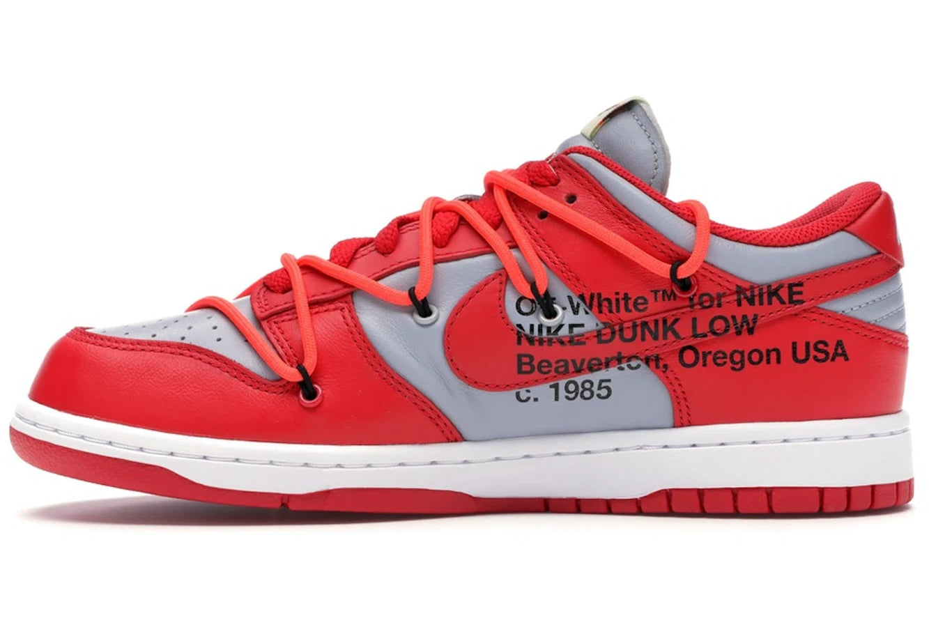 Nike Dunk Low Off-White University Red