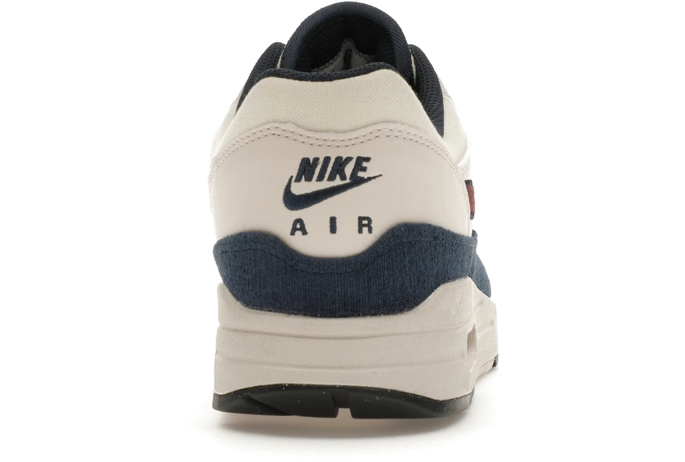 Nike Air Max 1 Coconut Milk Burgundy Crush Navy