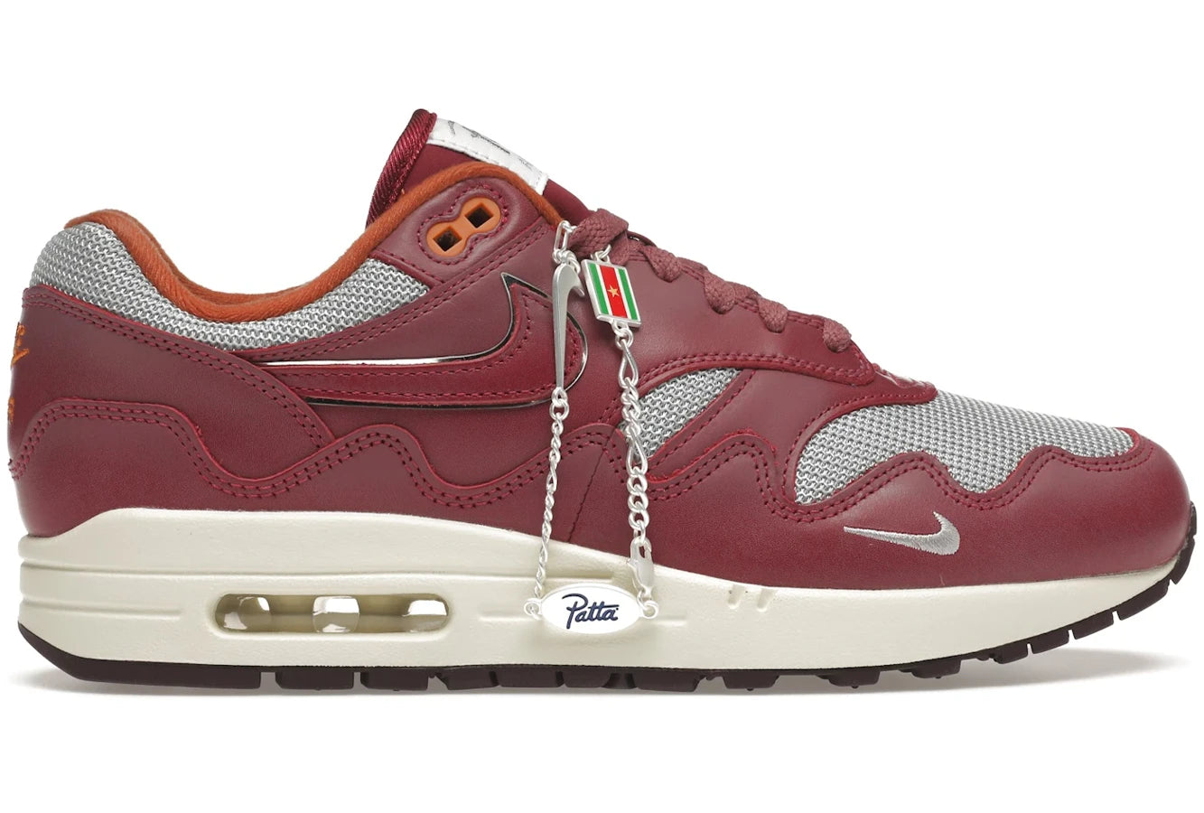 Nike Air Max 1 Patta Waves Rush Maroon