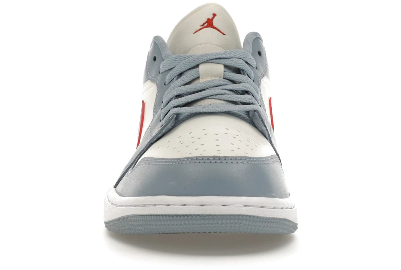 Air Jordan 1 Low Blue Whisper Dune Red
