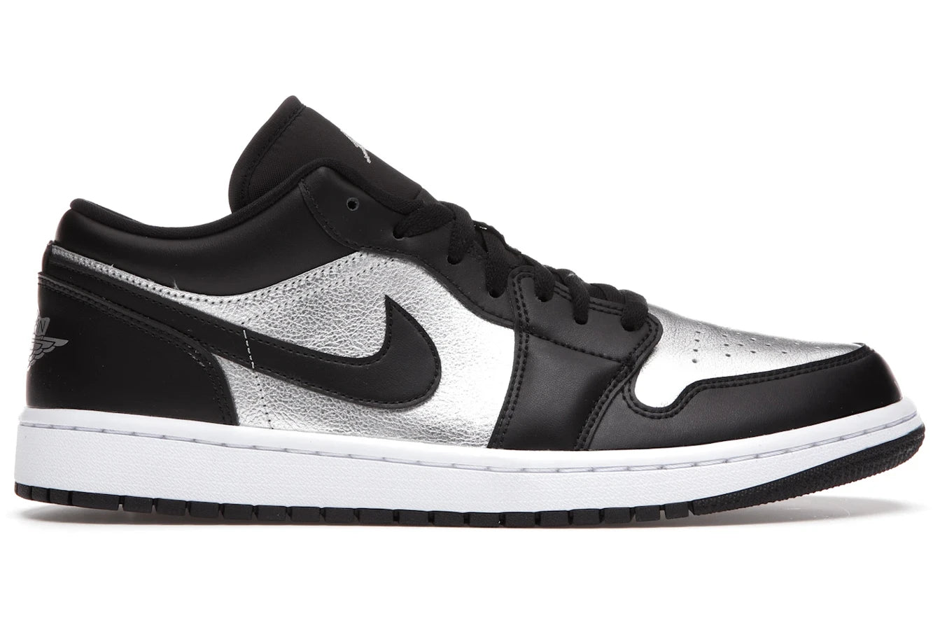 Air Jordan 1 Low SE Black Metallic Silver