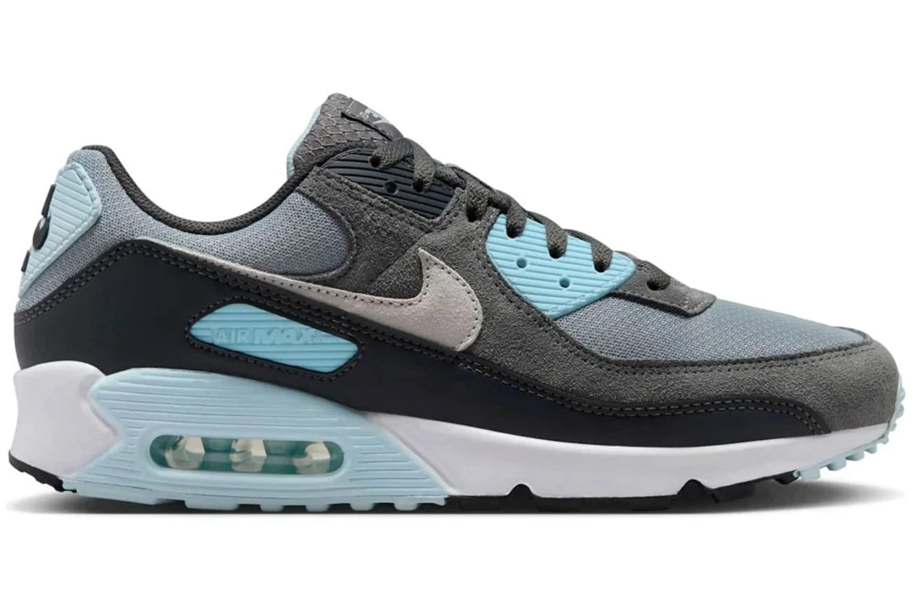 Airmax Sneakers Blue White And Gray Nike Air Max Nike Air Max 90
