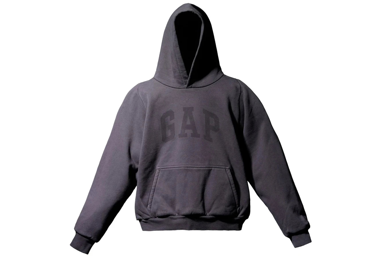 Yeezy Gap Dove Shrunken Hoodie Black