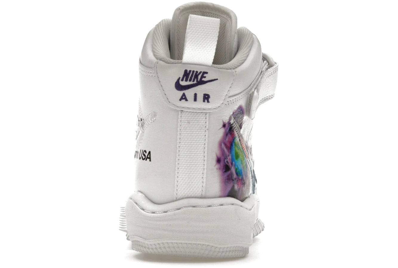 Nike Air Force 1 Mid Off-White Graffiti White