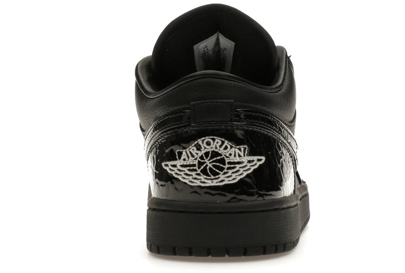Air Jordan 1 Low SE Patent Elephant Black