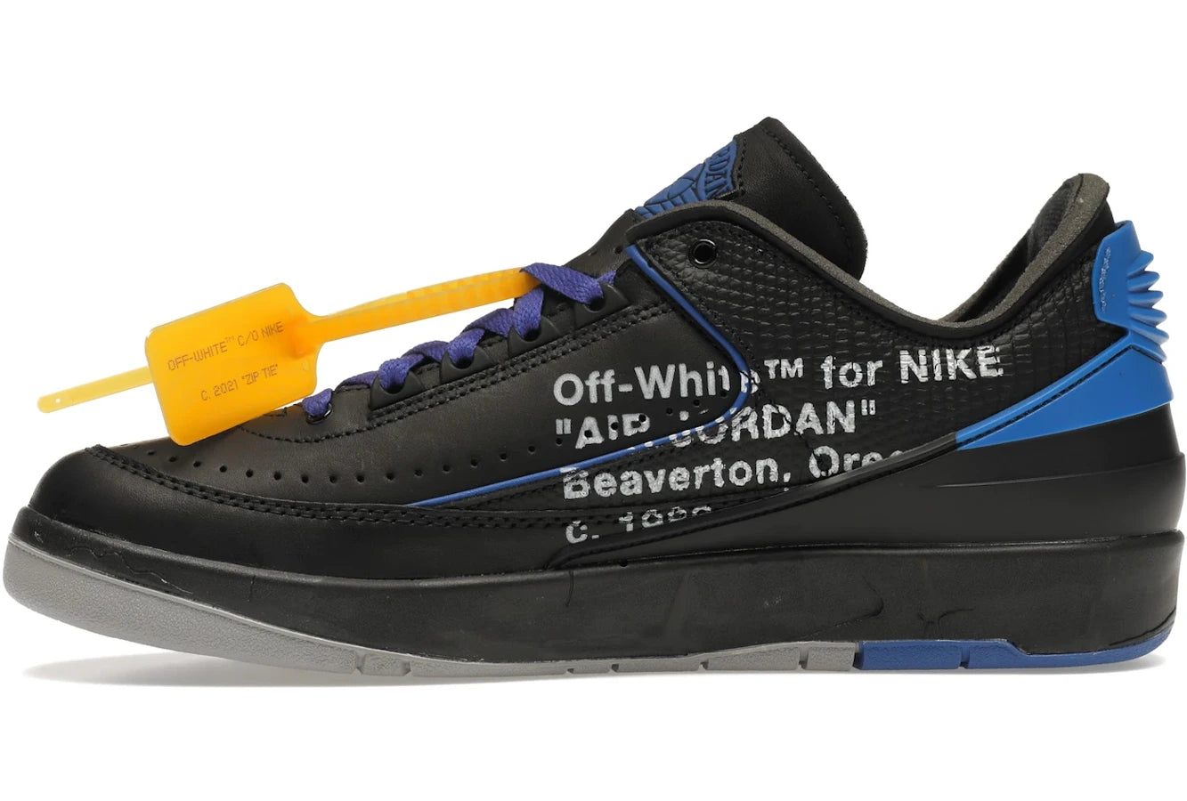 Air Jordan 2 Retro Low SP Off-White Black Blue