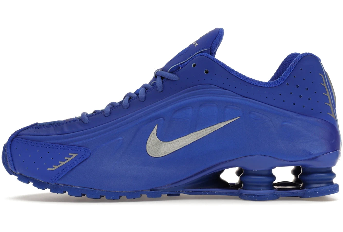 Nike Shox R4 Racer Blue Metallic Silver