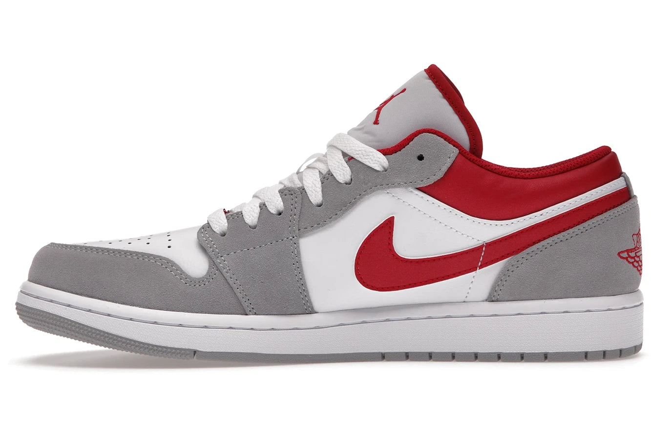Air Jordan 1 Low SE Light Smoke Grey Gym Red