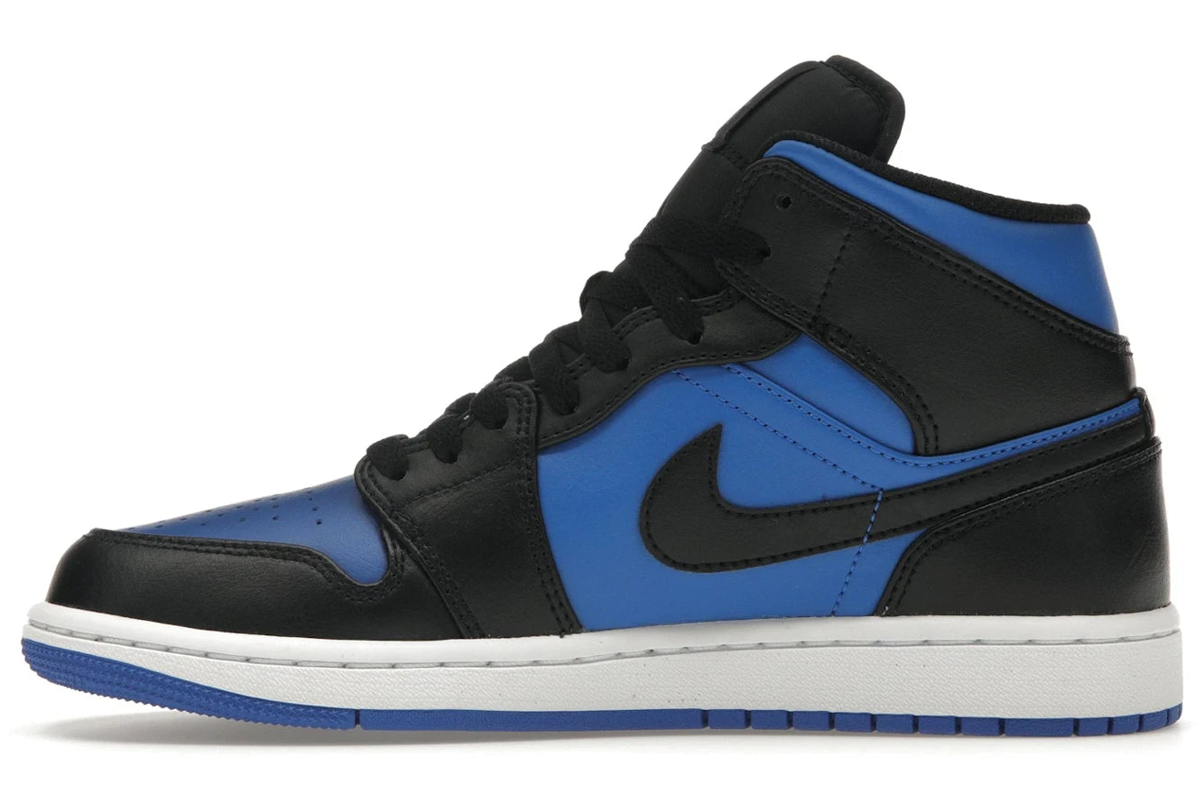 Air Jordan 1 Mid Black Royal Blue