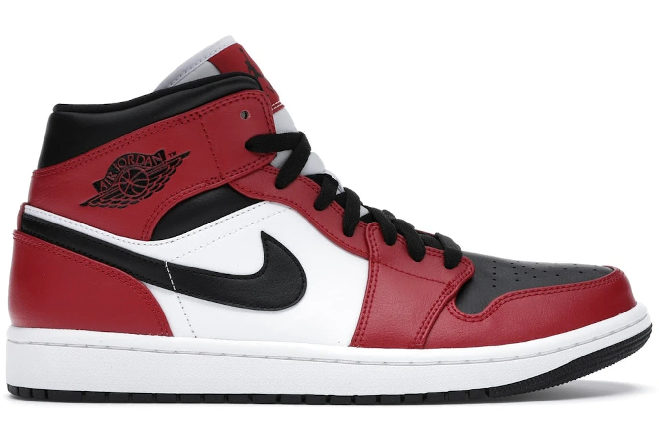 Air Jordan 1 Mid Chicago Toe