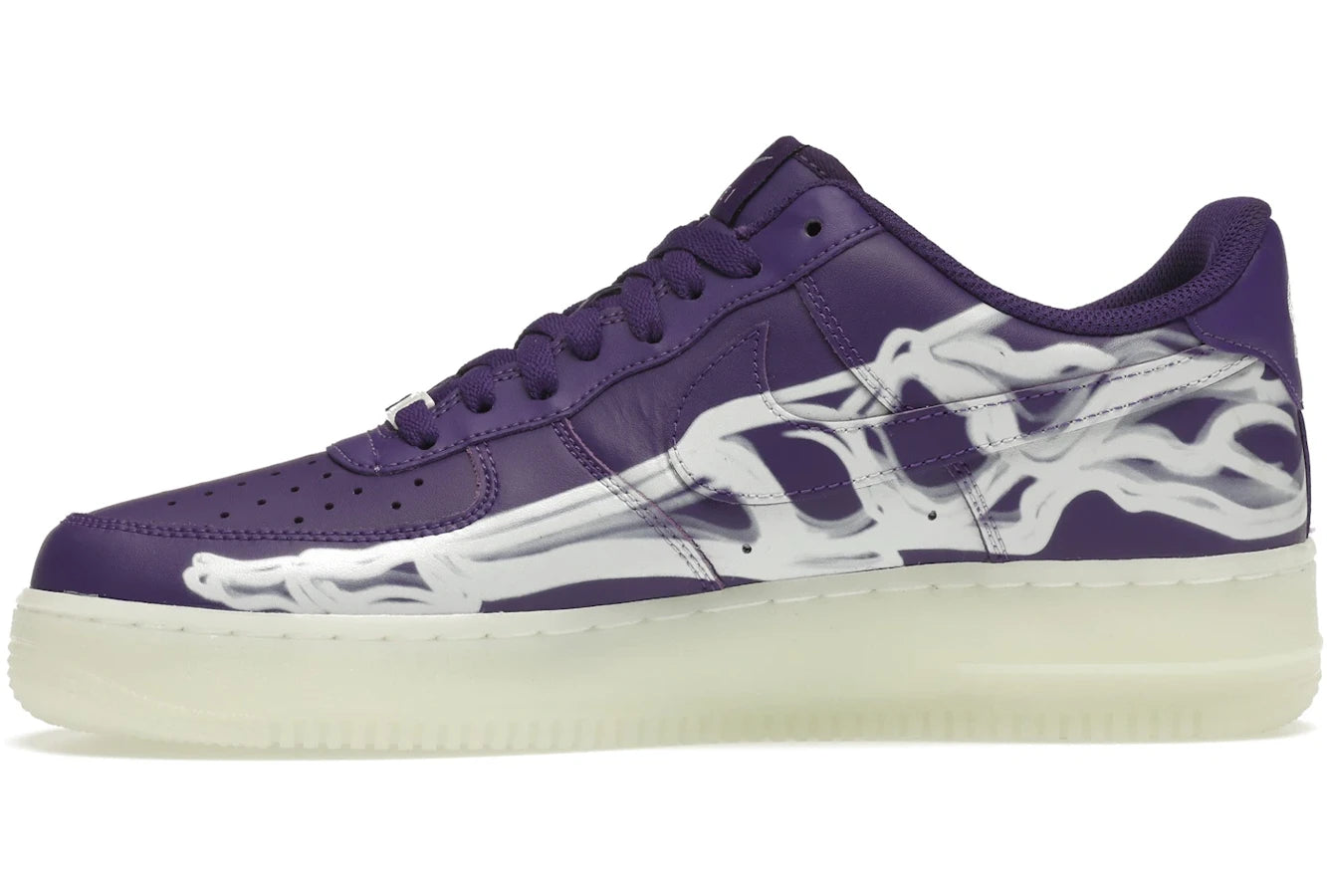 Nike Air Force 1 Low '07 QS Purple Skeleton Halloween