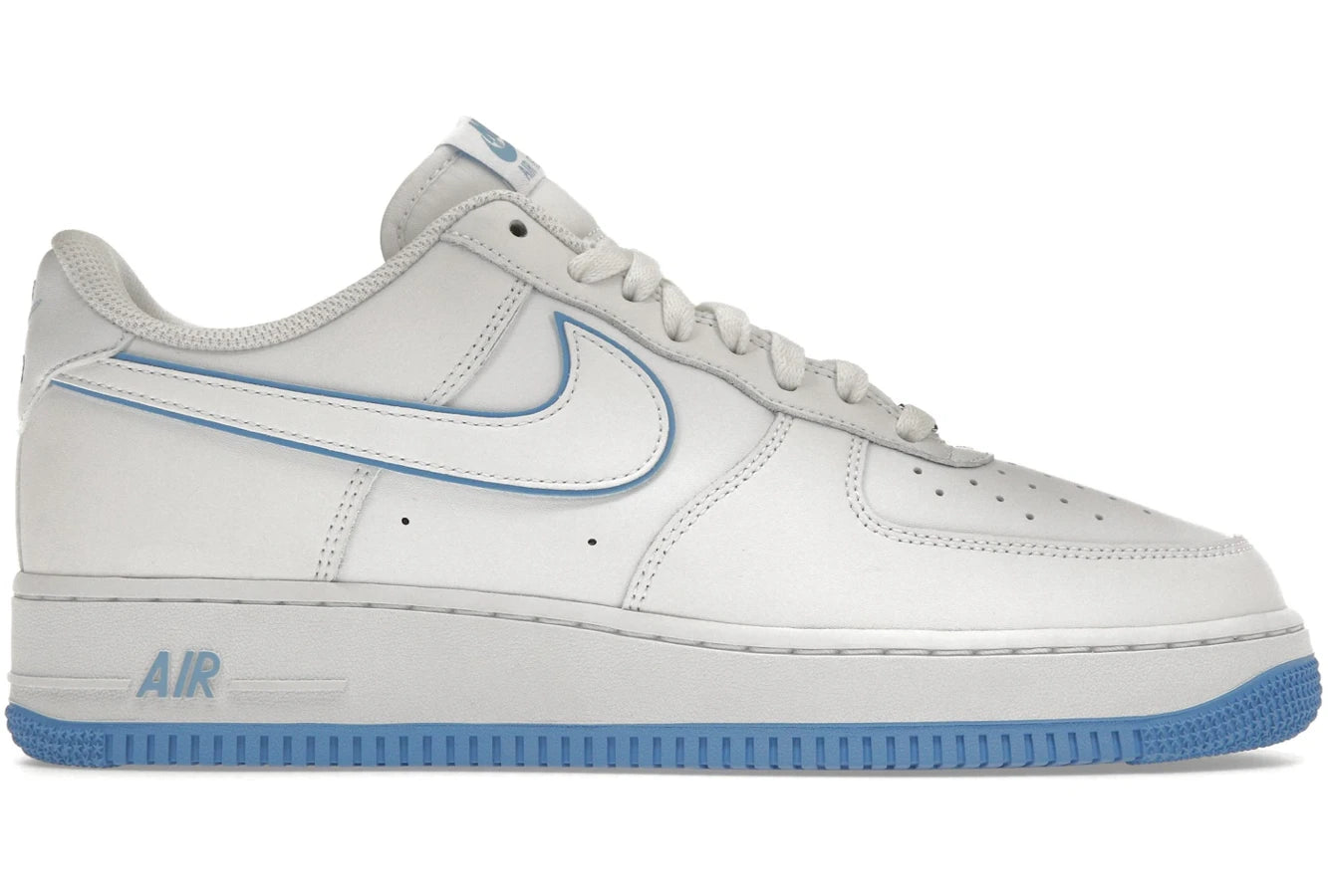 Nike Air Force 1 '07 Low White University Blue Sole