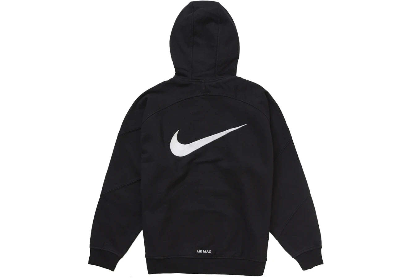 Supreme Nike Zip Up Hooded Sweatshirt Black