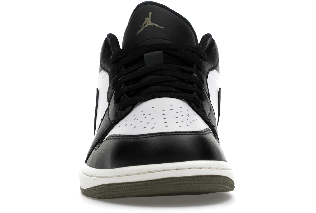 Air Jordan 1 Low Black Toe Medium Olive