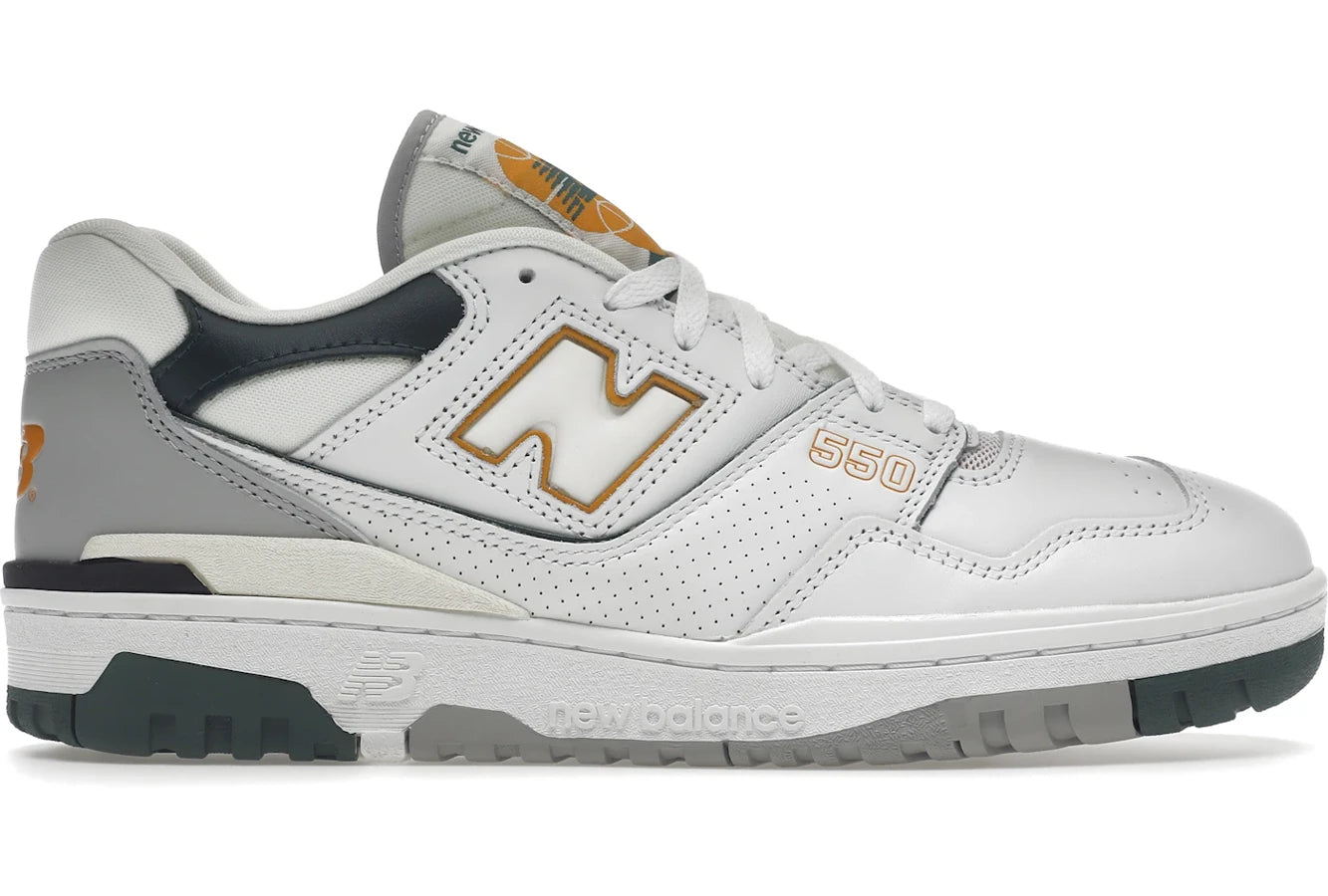 New Balance 550 White Nightwatch Green