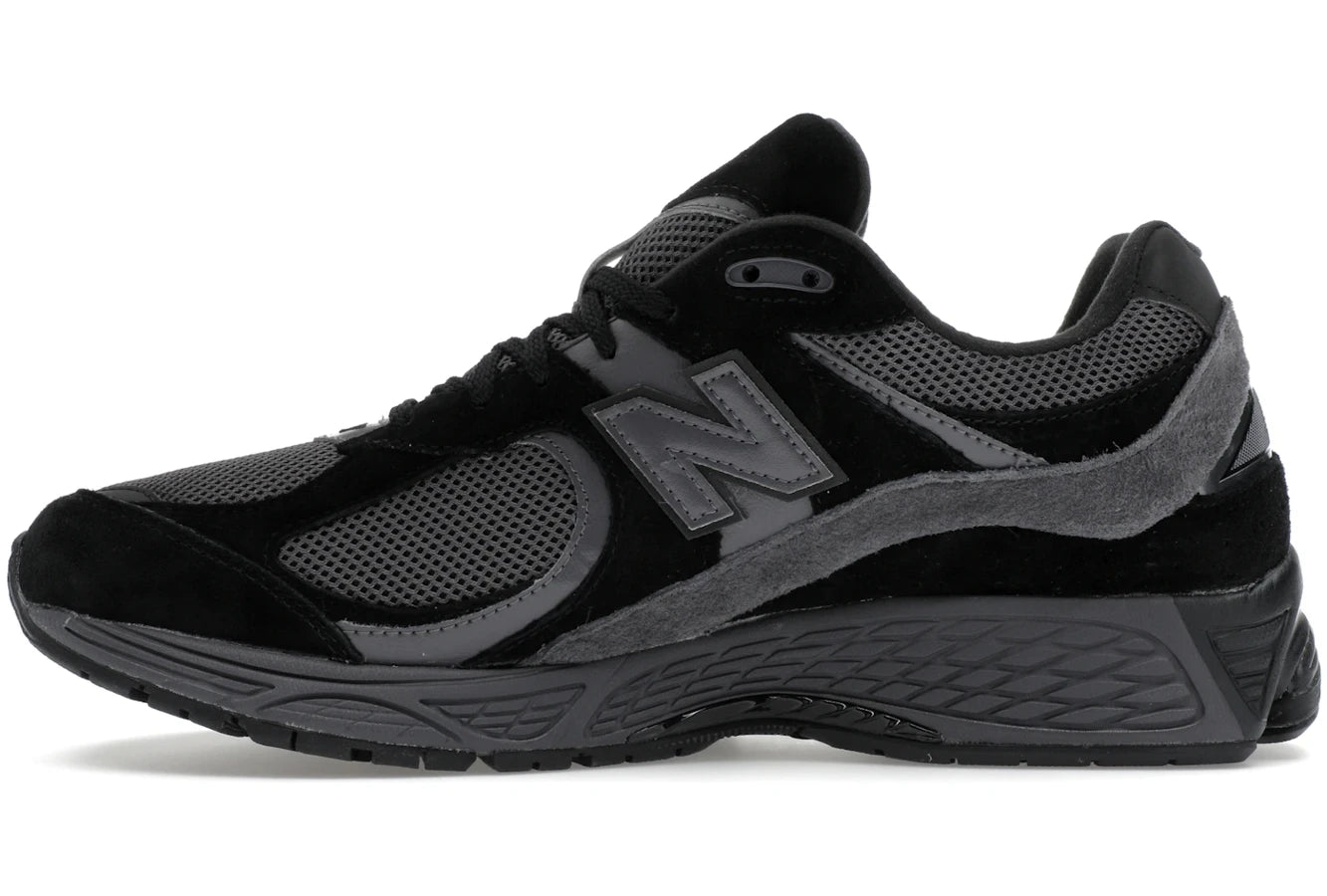 New Balance 2002R Black Dark Grey