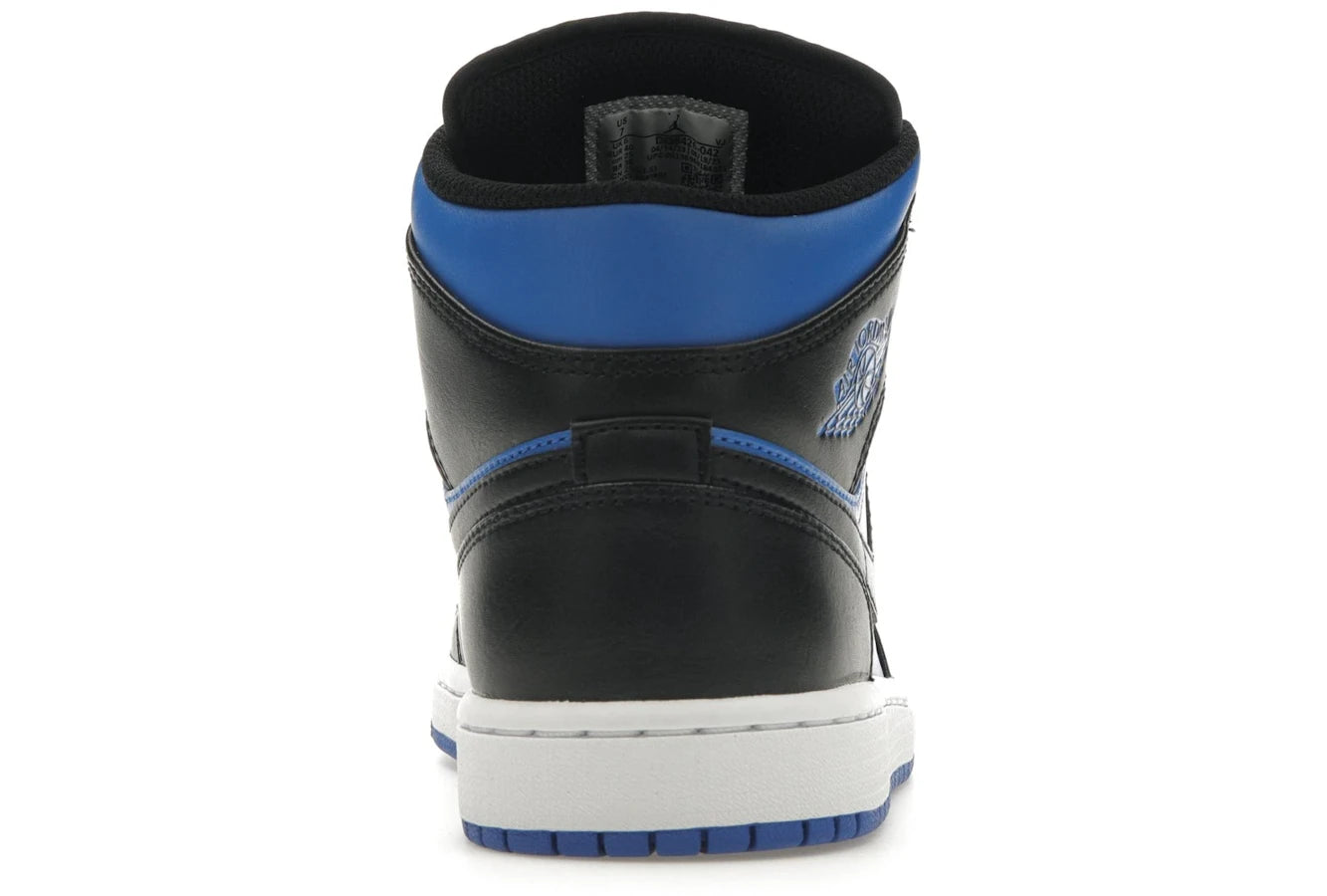Air Jordan 1 Mid Black Royal Blue