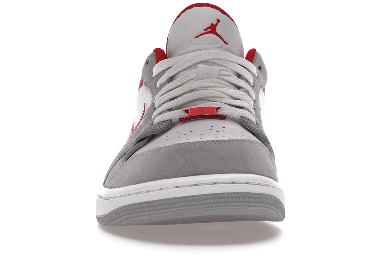 Air Jordan 1 Low SE Light Smoke Gray Gym Red