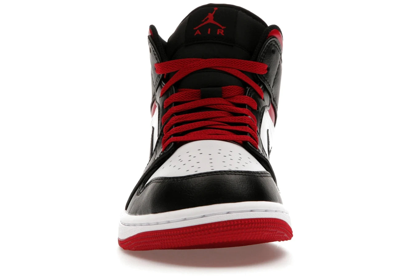 Air Jordan 1 Mid Gym Red Black Toe