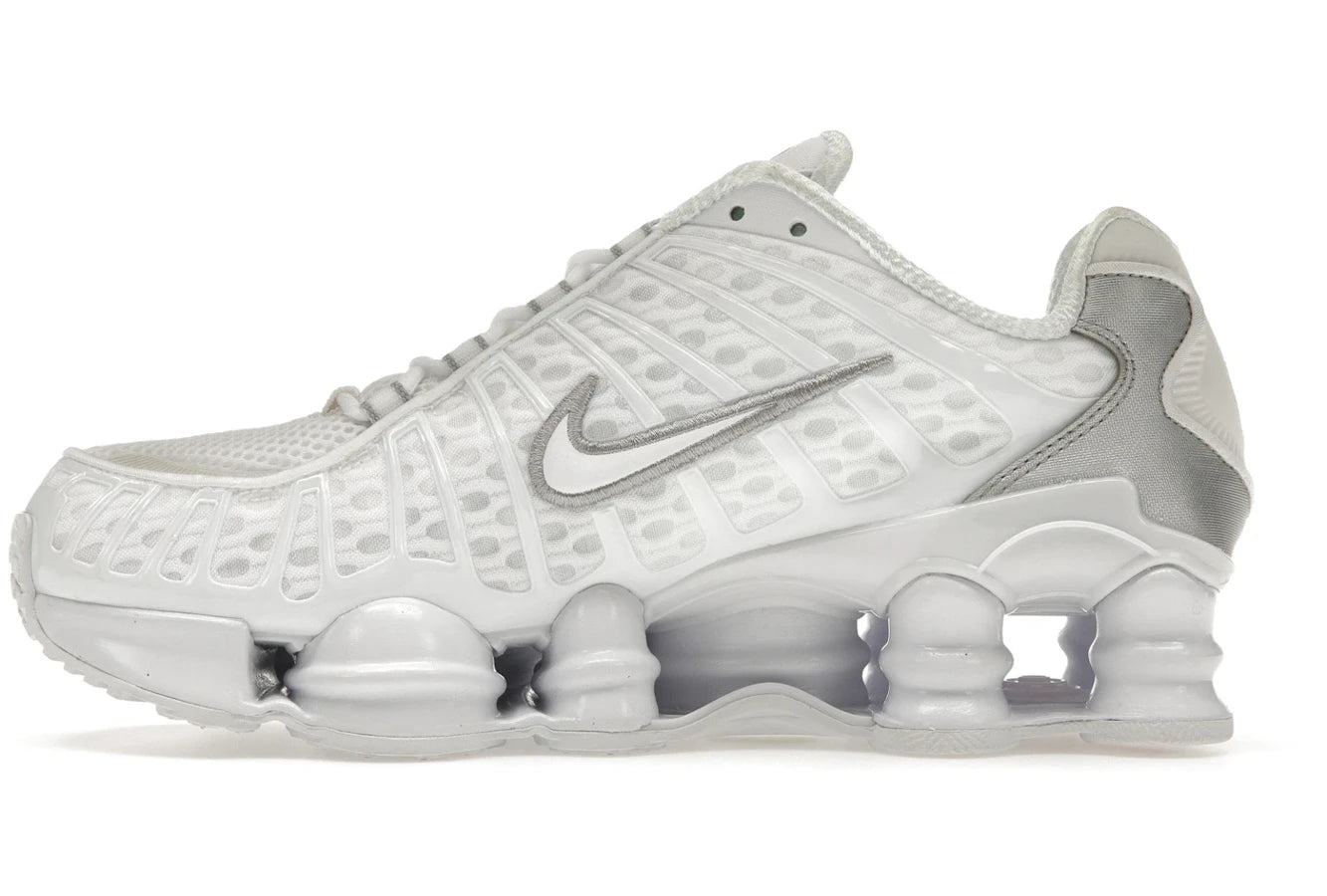 Nike Shox TL White Metallic Silver Max Orange