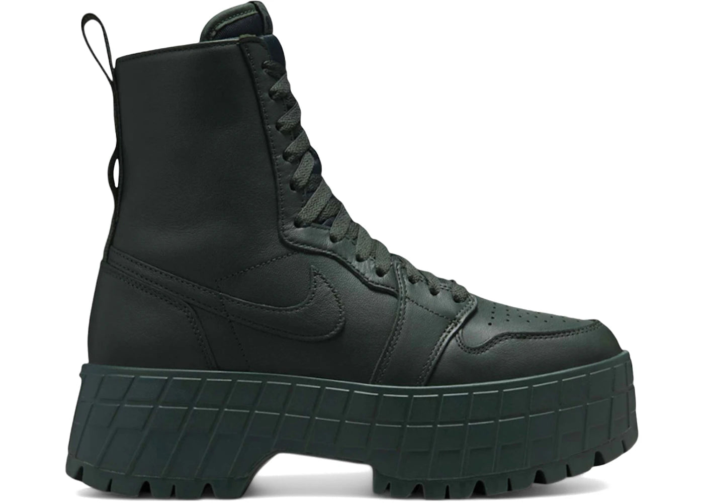 Jordan 1 High Brooklyn Dark Spruce Green (Women's)