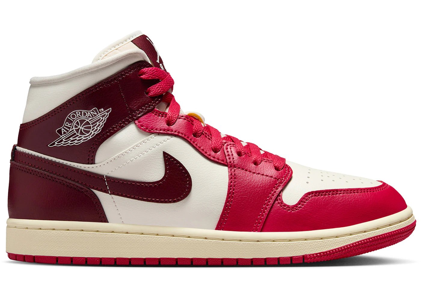 Jordan 1 Mid Sail Mystic Hibiscus (Women's)