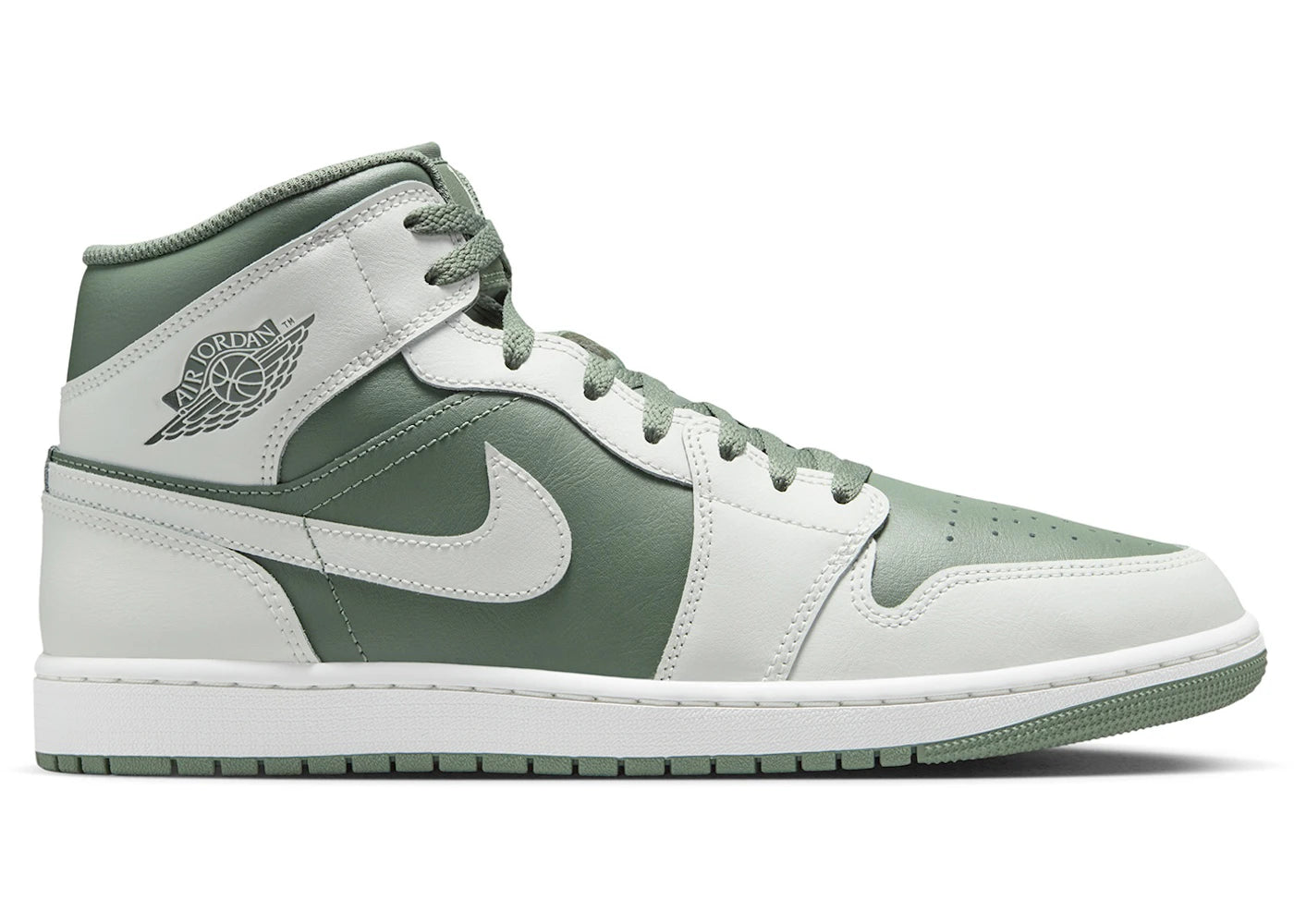 Jordan 1 Mid Summit White Vintage Lichen