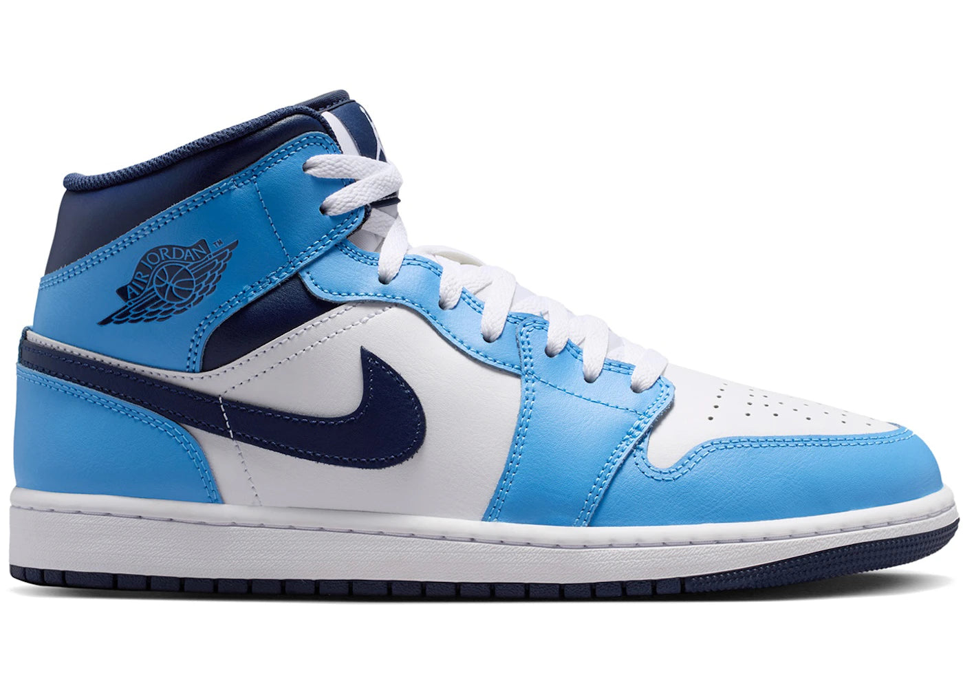 Jordan 1 Mid University Blue Midnight Navy