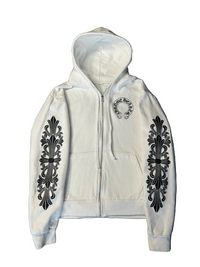 Chrome Hearts Zip-Up Hoodie (Fittaa M)