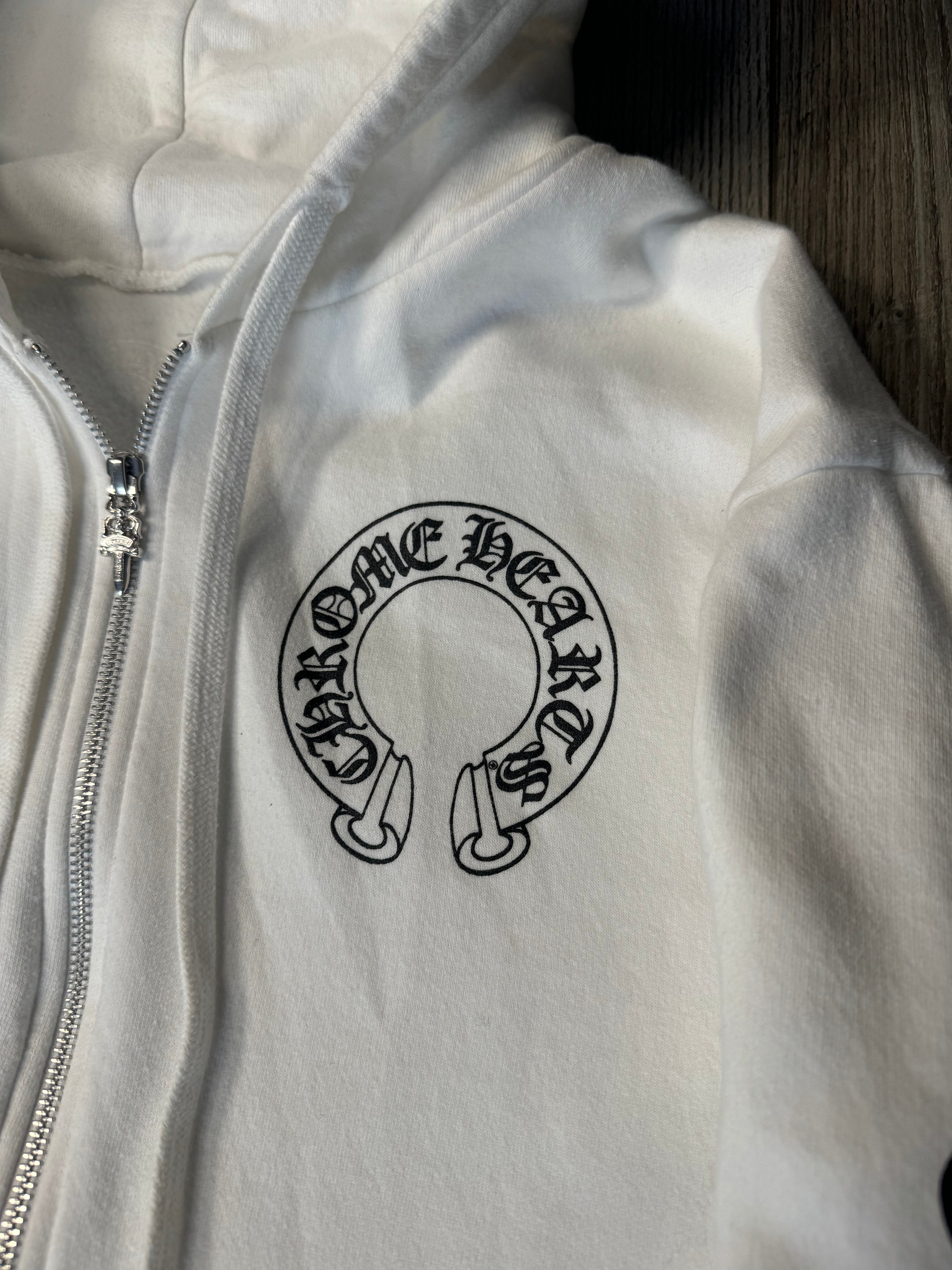 Chrome Hearts Zip-Up Hoodie (Fittaa M)