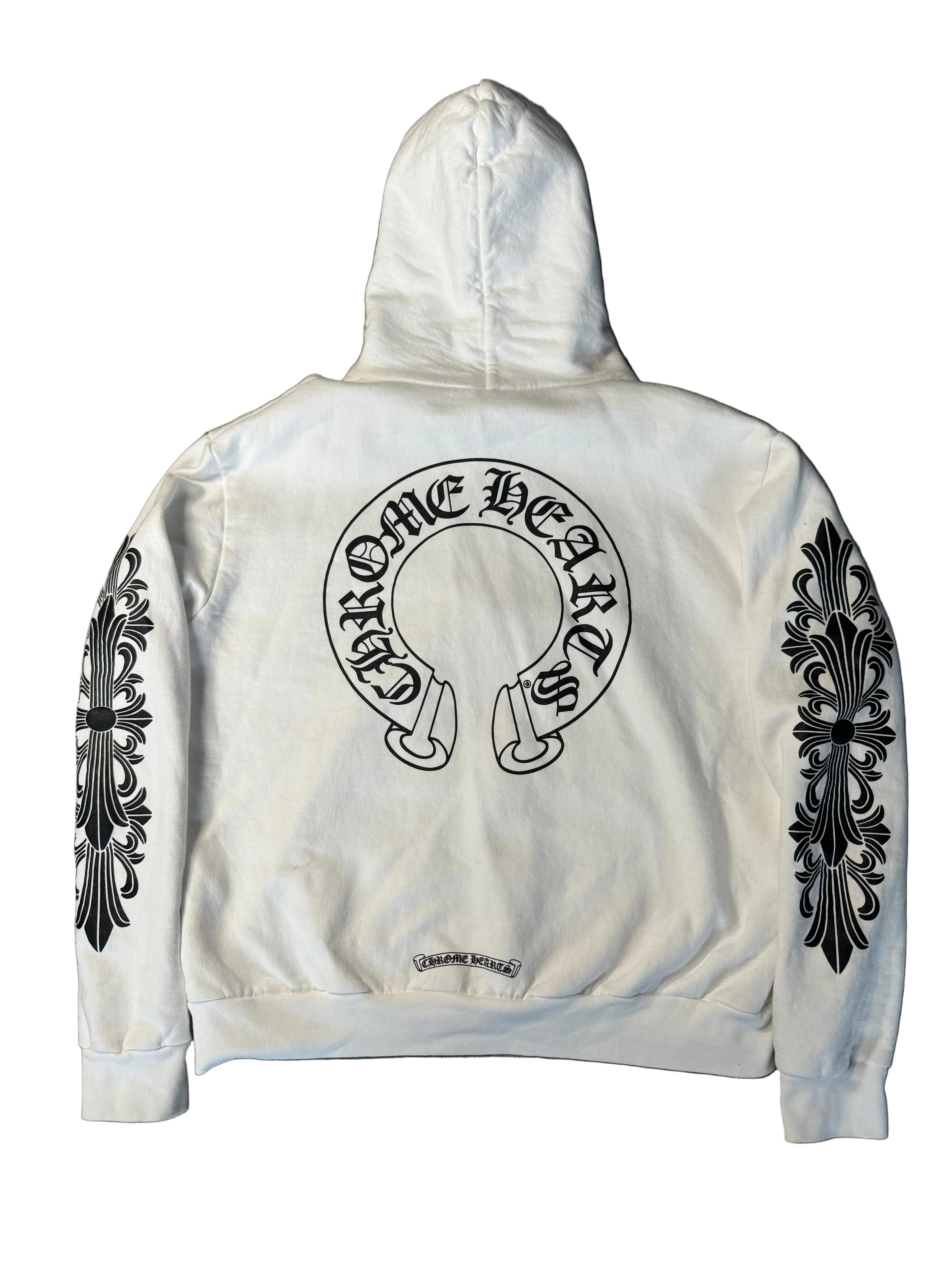 Chrome Hearts Zip-Up Hoodie (Fittaa M)