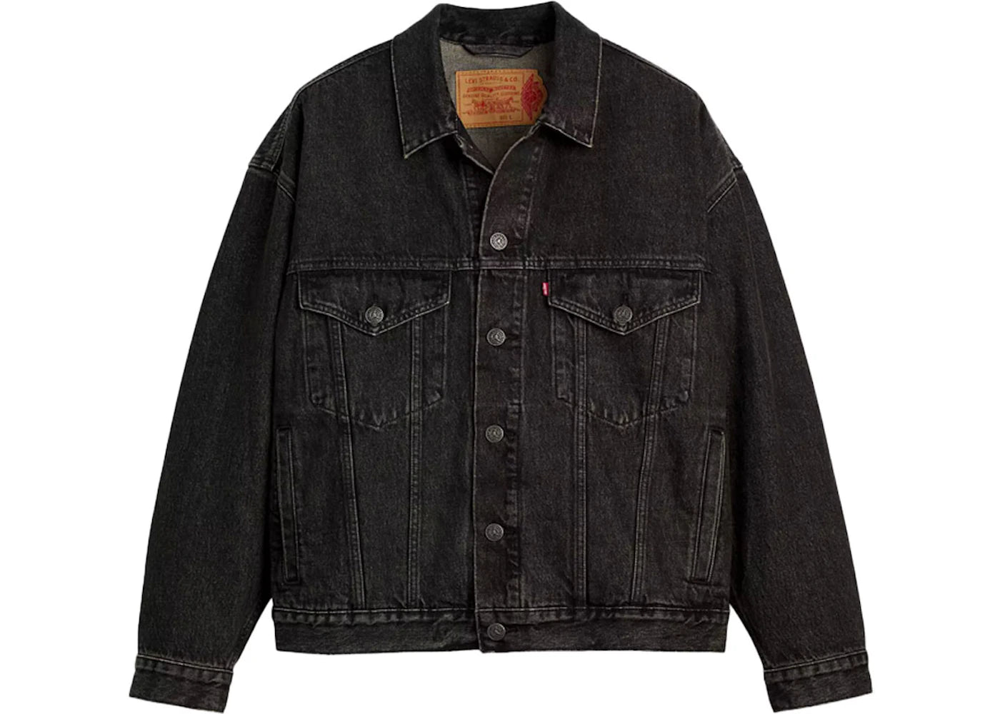Nike Jordan x Levi's Type III Trucker Jacket Black Wash/Black