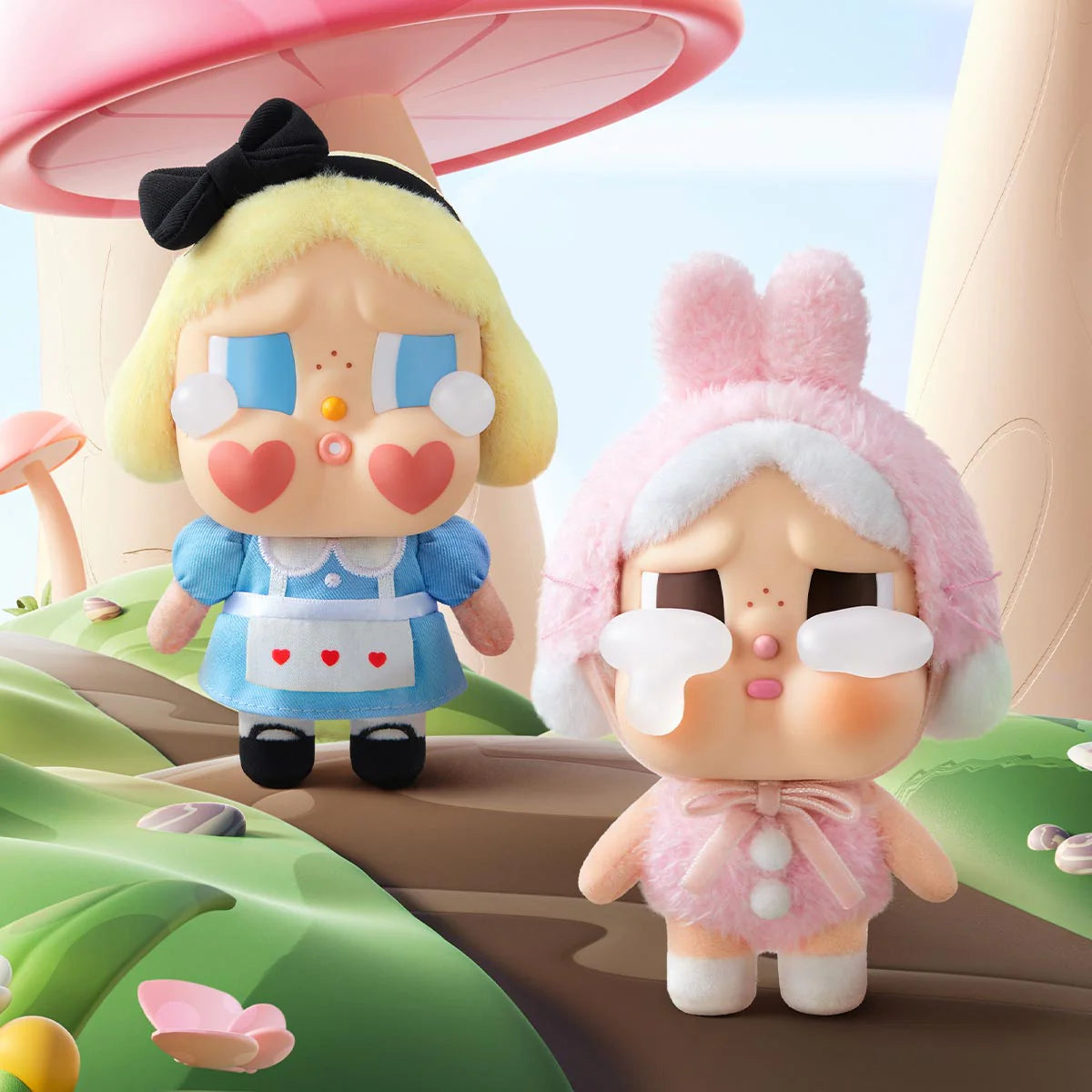 Pop Mart CryBaby Crying Again Series Vinyl Face Plush Sealed Case