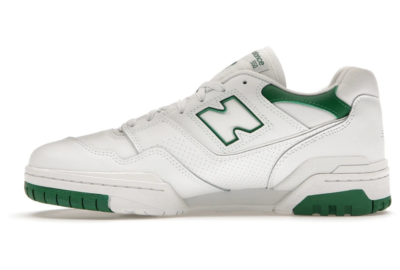 New Balance 550 White Classic Green