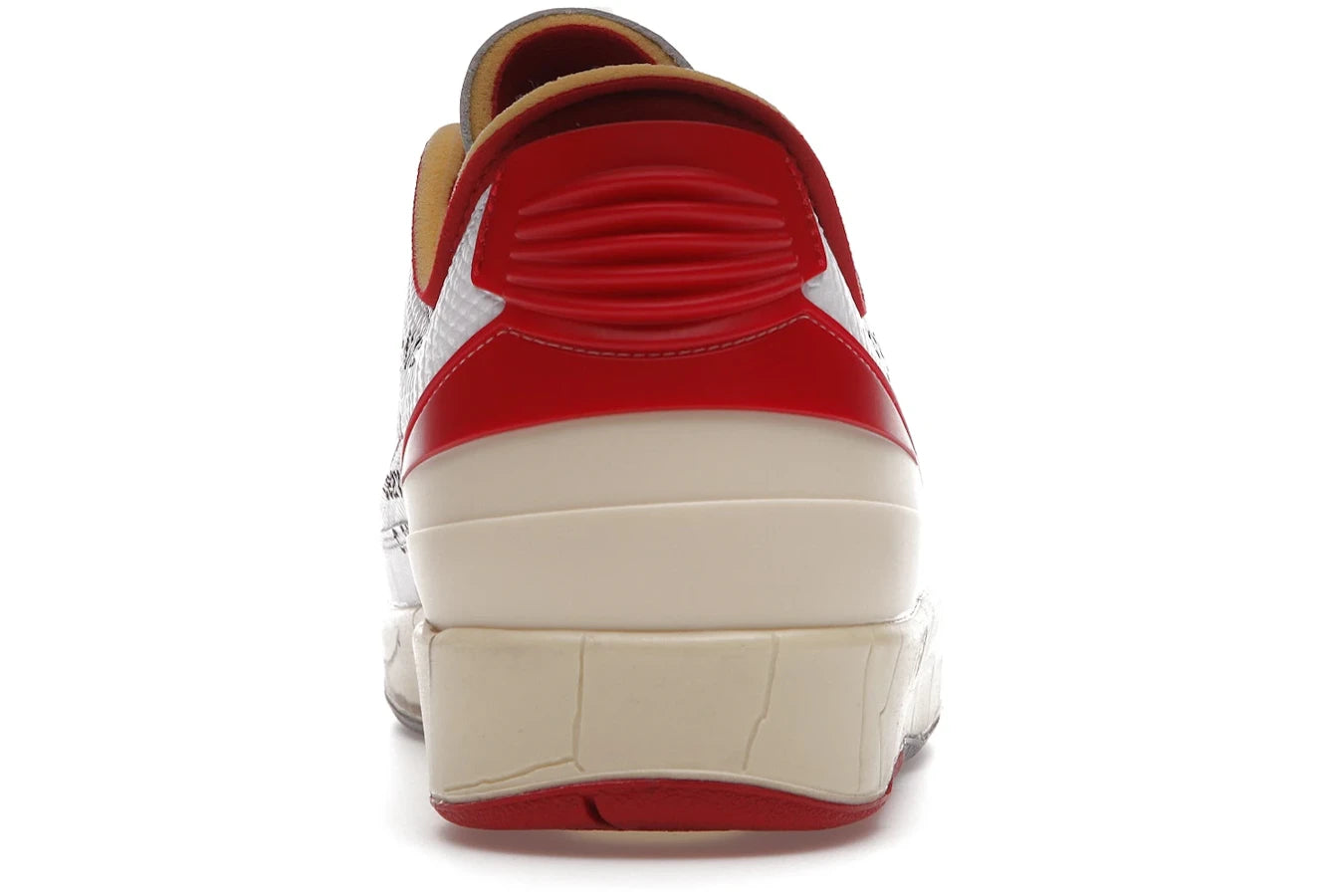 Air Jordan 2 Retro Low SP Off-White White Red