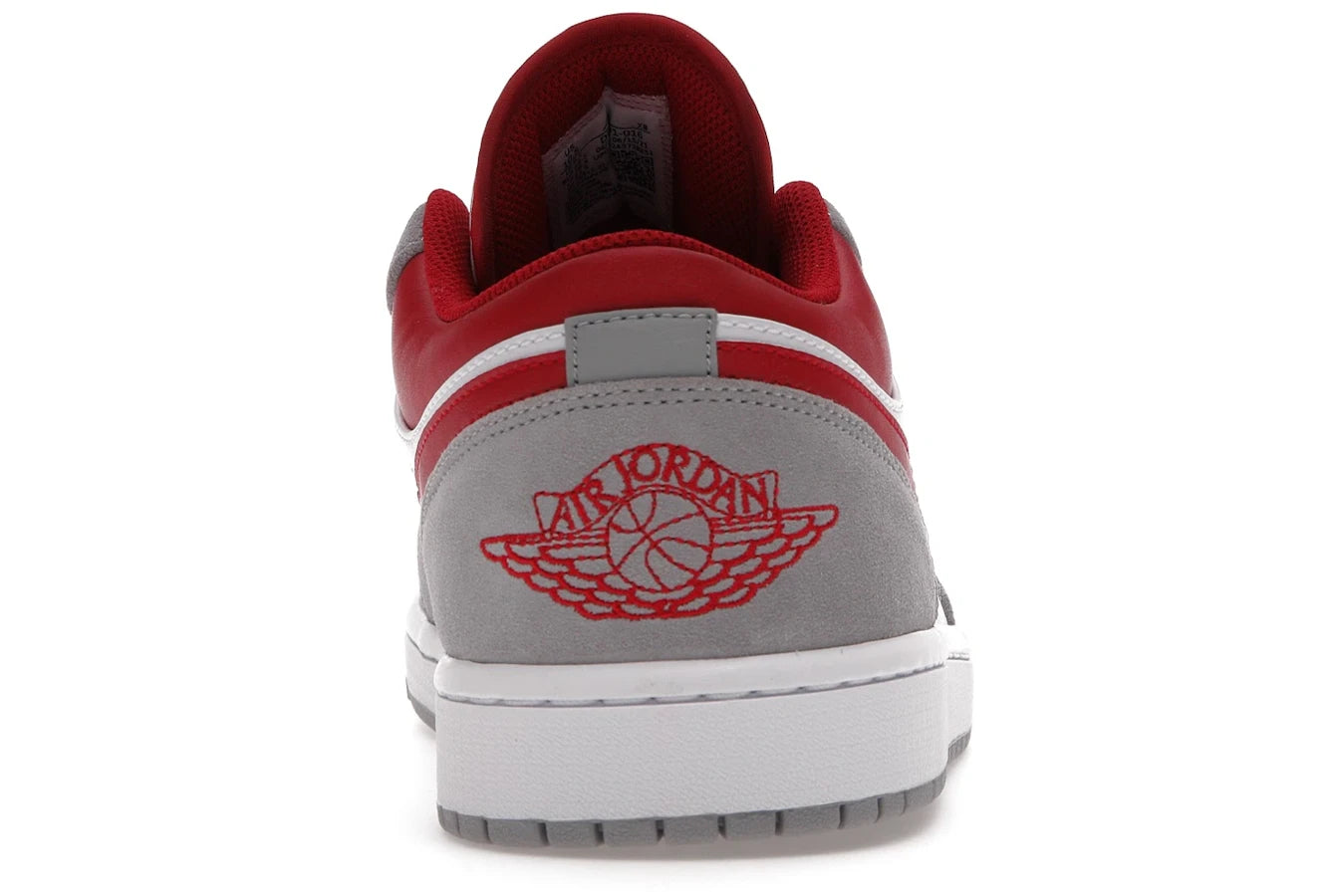 Air Jordan 1 Low SE Light Smoke Grey Gym Red