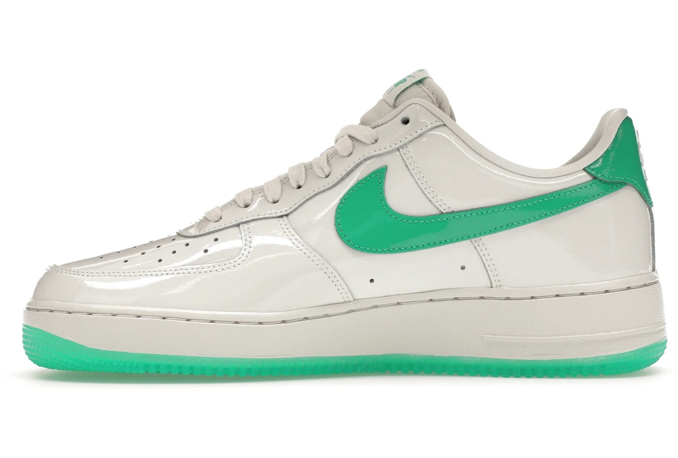 Nike Air Force 1 Low '07 Patent Platinum Tint Stadium Green