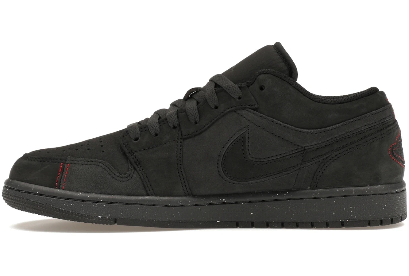Air Jordan 1 Low SE Craft Dark Smoke Grey Varsity Red