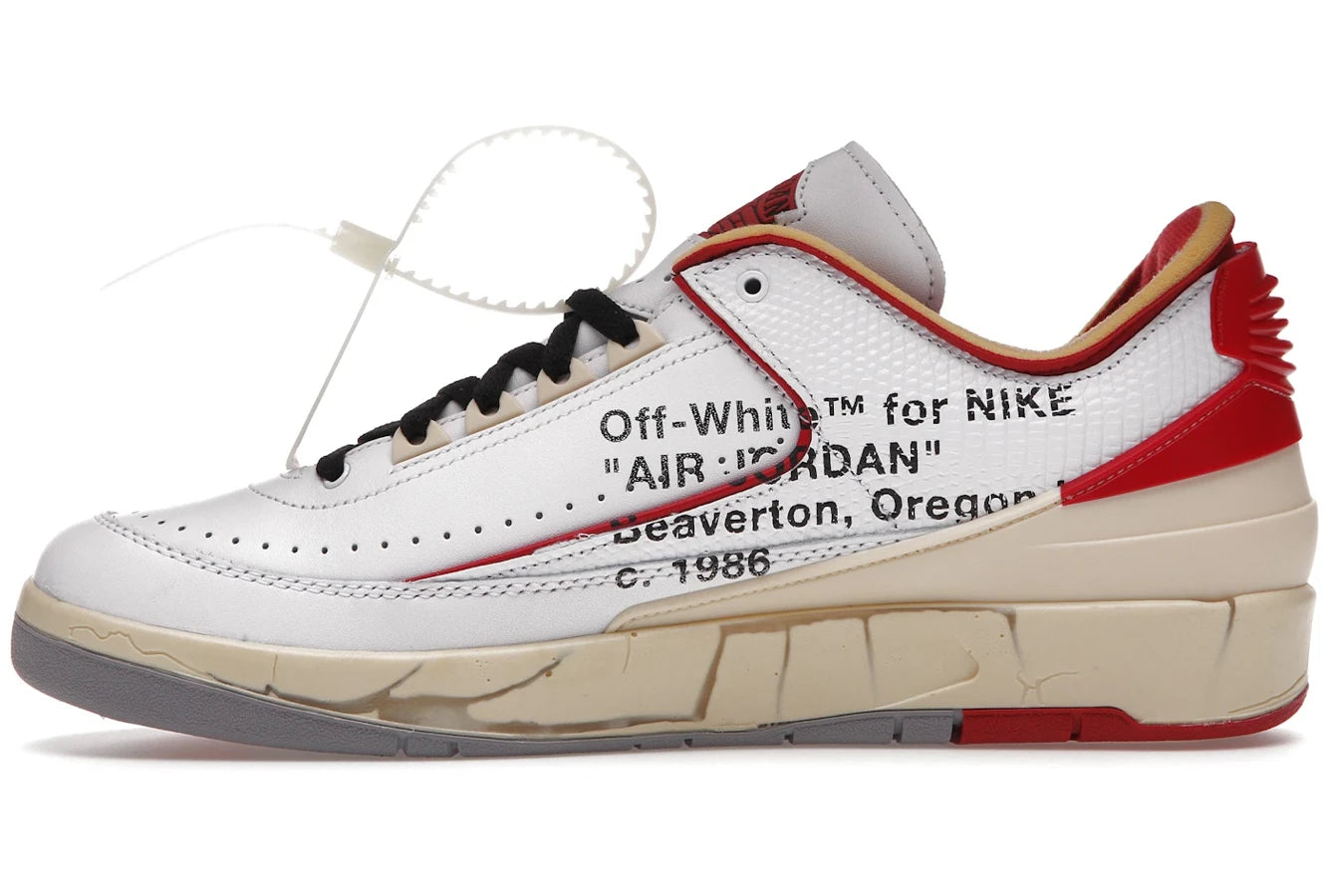 Air Jordan 2 Retro Low SP Off-White White Red