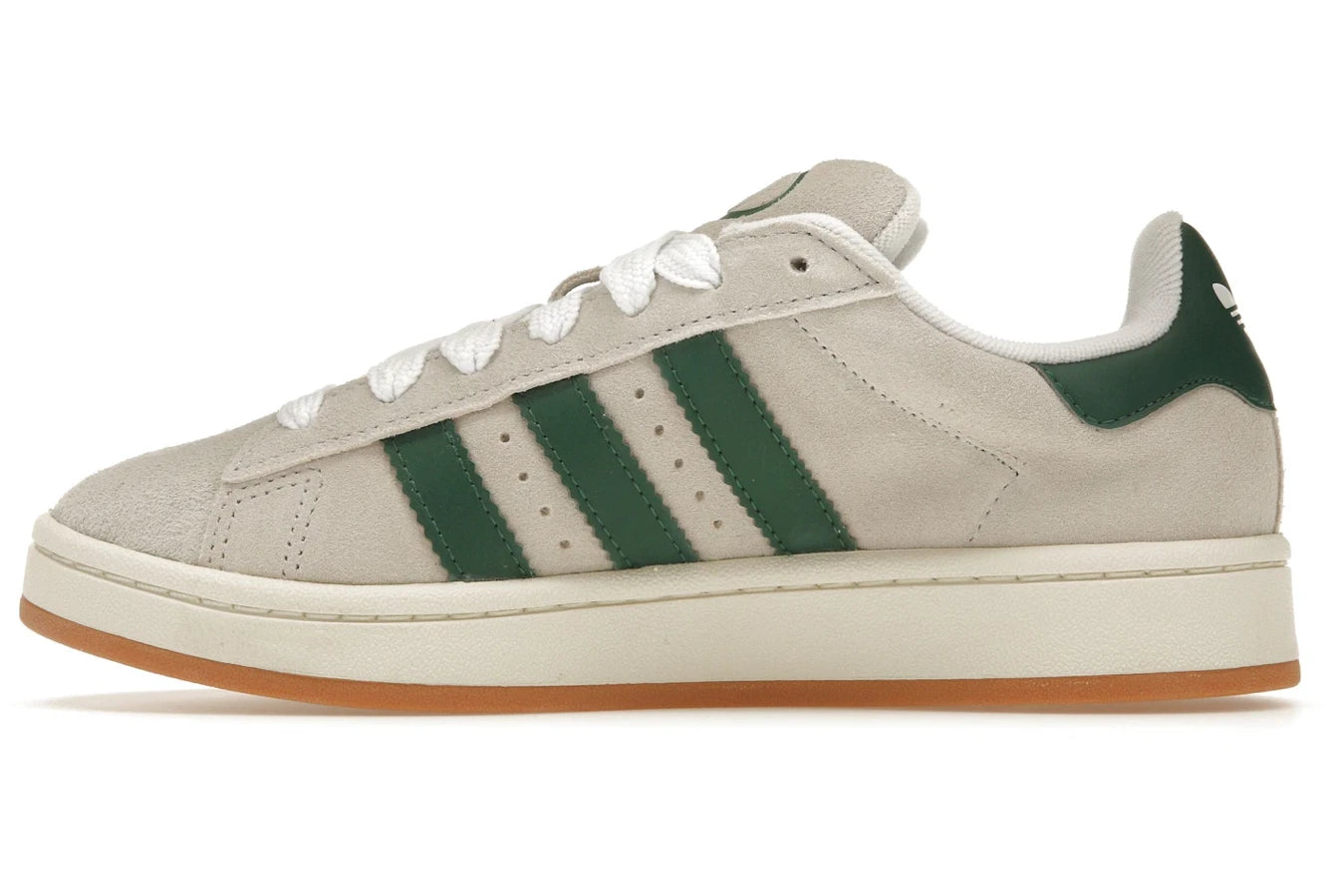 Adidas Campus 00s Crystal White Dark Green