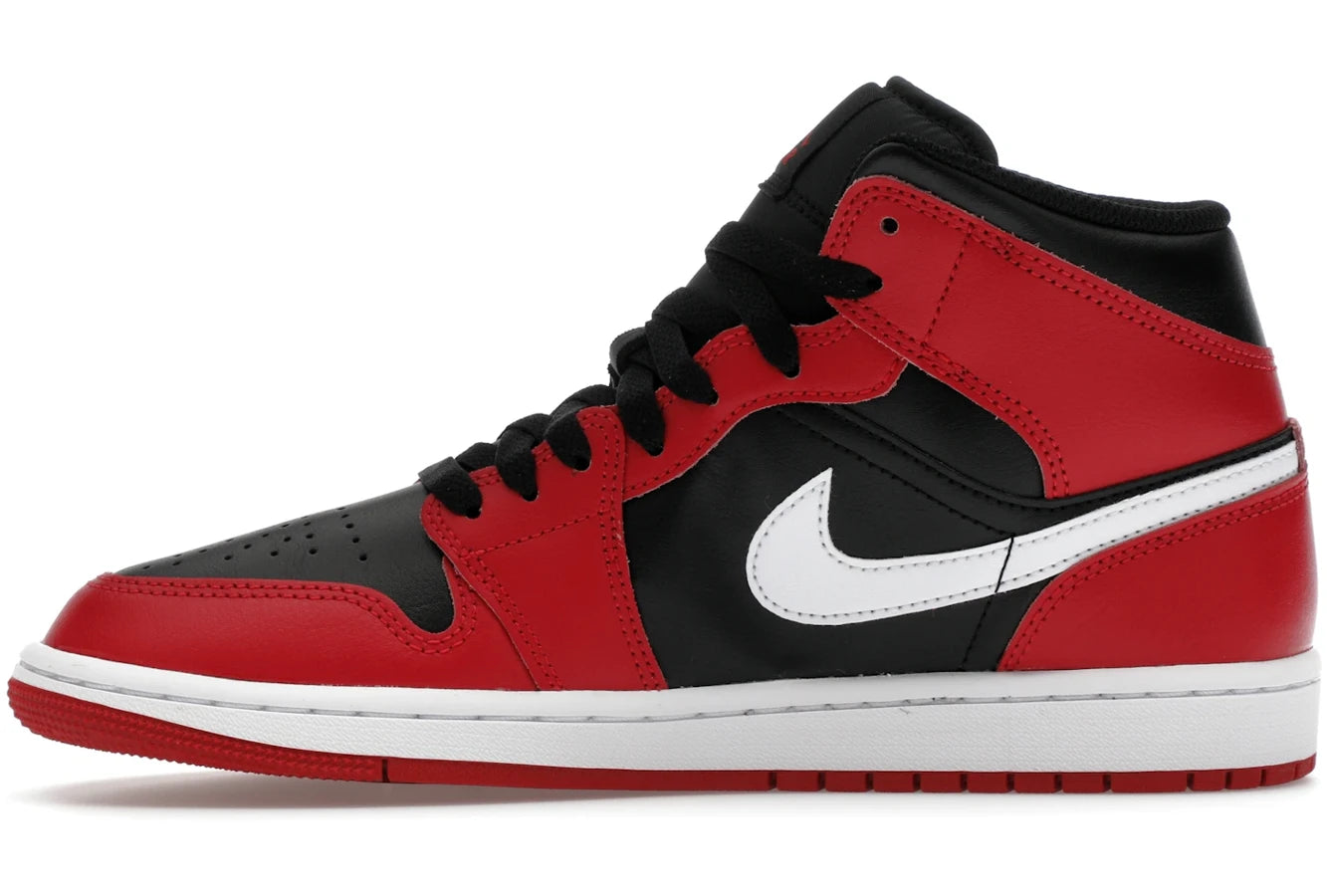 Air Jordan 1 Mid Gym Red Black White