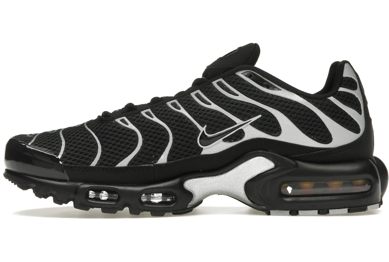 Nike Air Max Plus Premium Black Reflective Silver