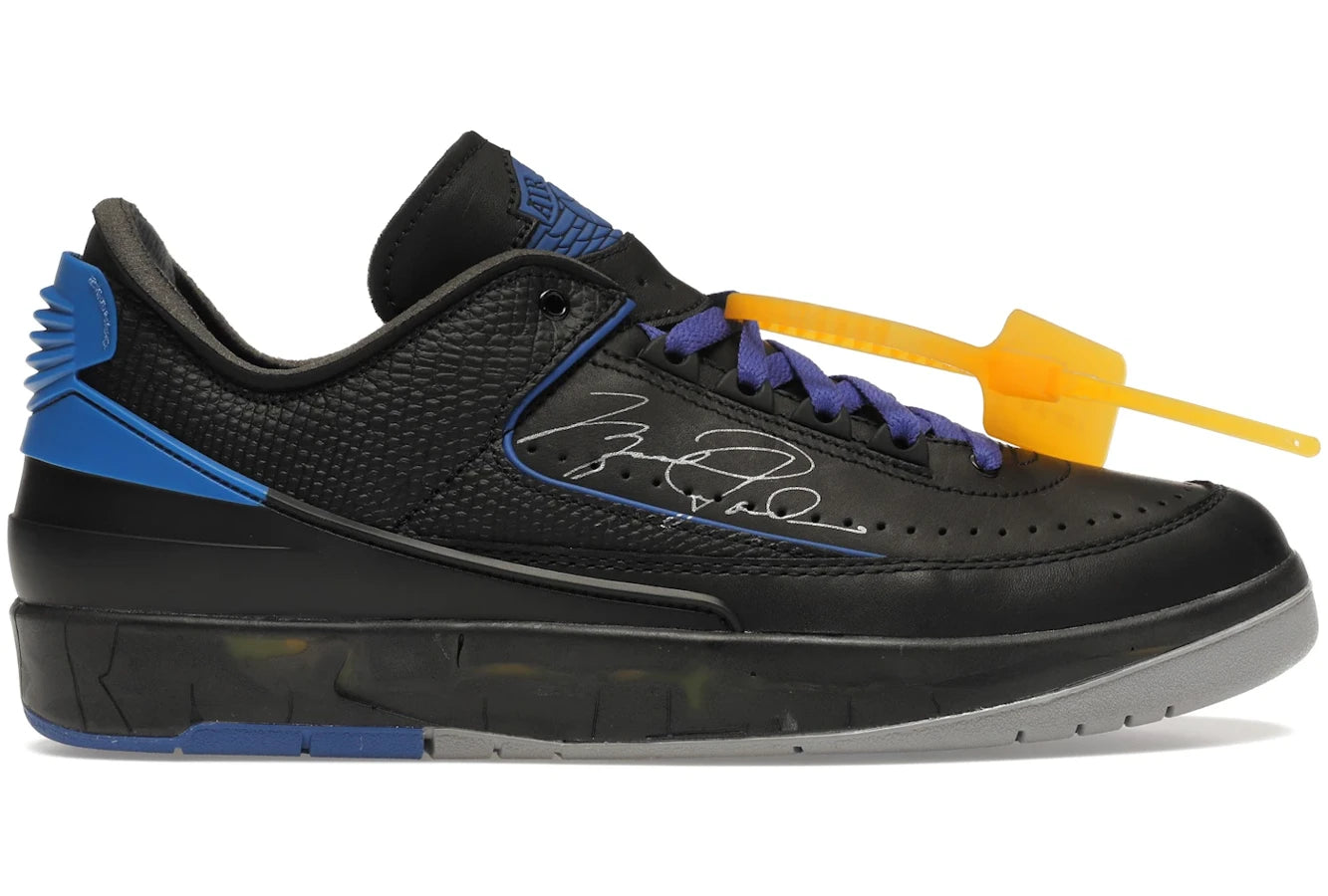 Air Jordan 2 Retro Low SP Off-White Black Blue